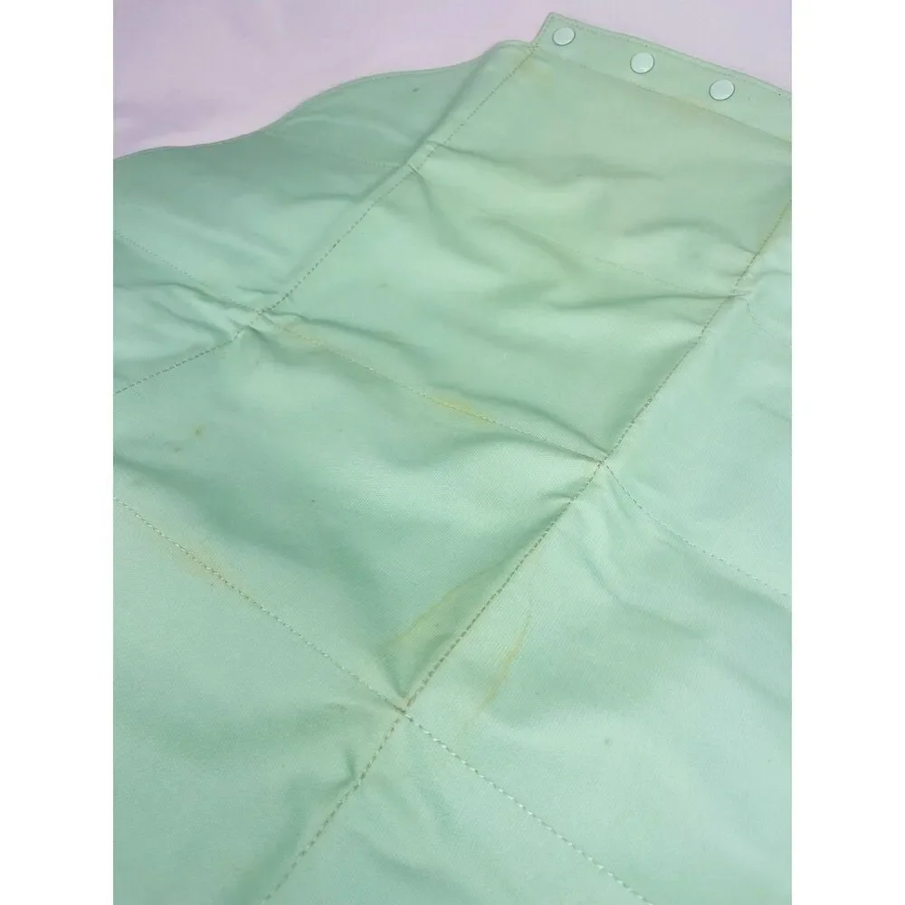 Petunia Pickle Bottom Diaper Bag Clutch Wristlet Green Fans Changing Pad